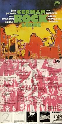 German Rock Scene Vol. I, 1973, Vorder- und Rückseite
