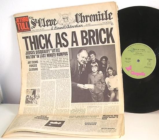 Jethro Tull - Thick As A Brick - Plattencover