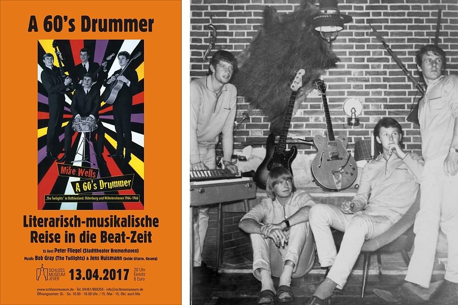 Plakat zur Lesung; The Twilights 1965