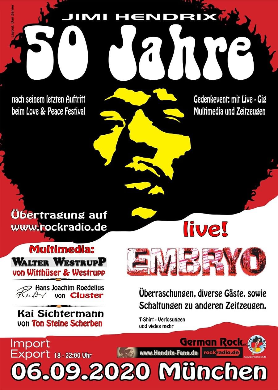 Jimi Hendrix Event München am 06.09.2020