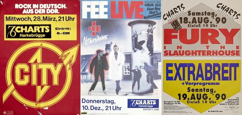 Ausstellung »Live im Charts – Konzertplakate der 70er bis 90er Jahre« im Schlossmuseum Jever