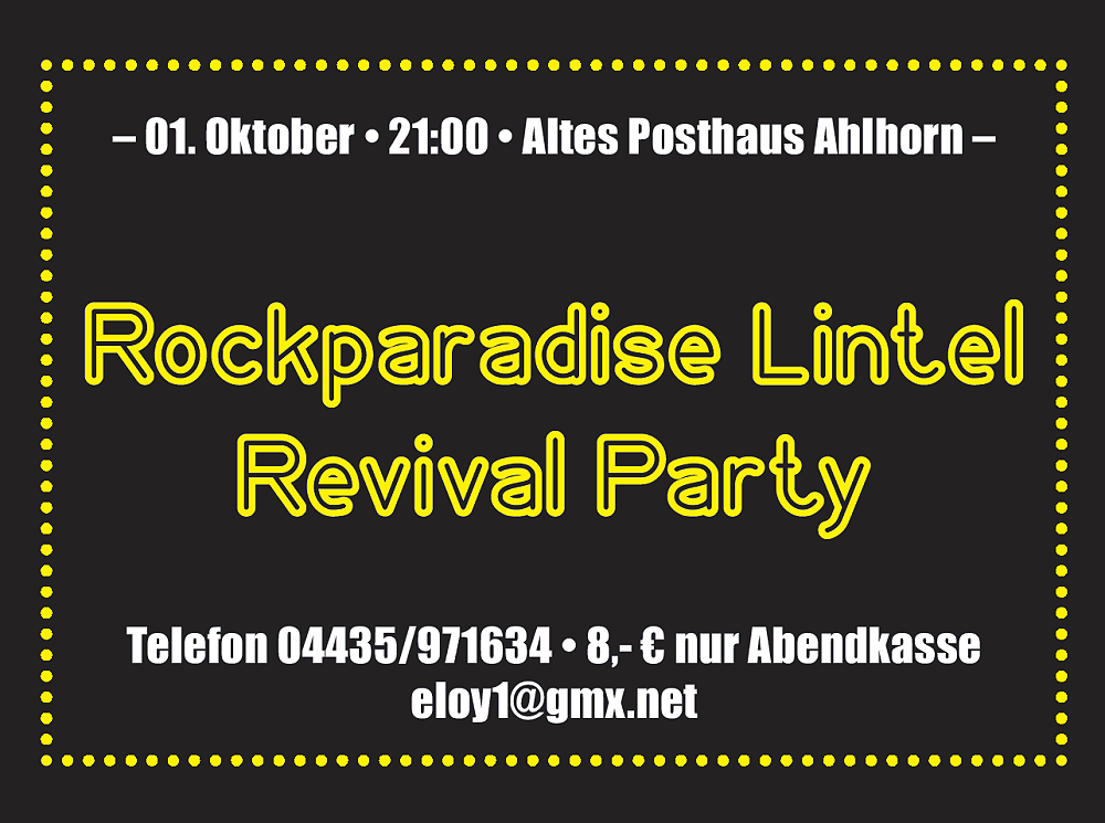 Rockparadise Lintel Revival-Party