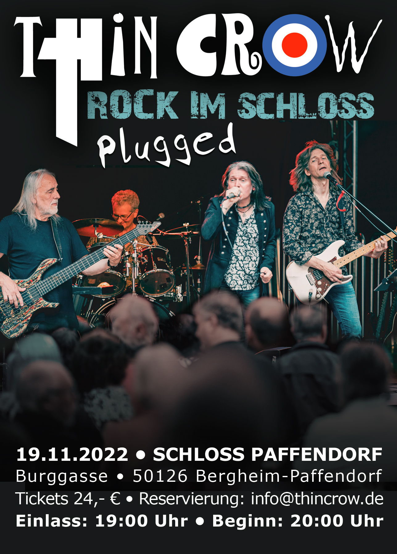 Thin Crow Rock im Schloss Plugged
